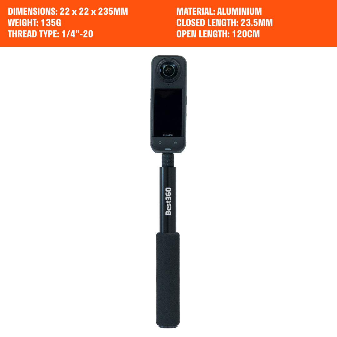 Best360 120CM Pocket Selfie Stick
