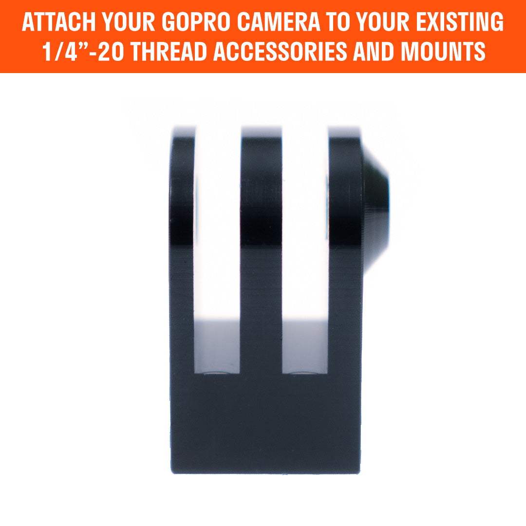 Best360 Black Aluminium GoPro Tripod Mount Adapter