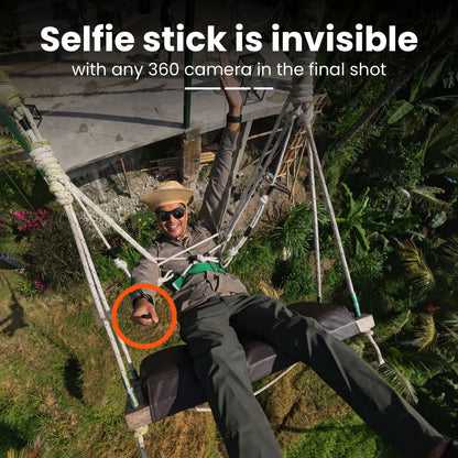 Best360 150CM Invisible Action Selfie Stick