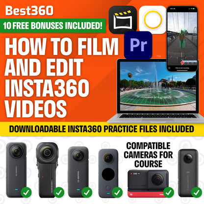 How To Film And Edit Insta360 Videos Course (+10 FREE Bonuses)