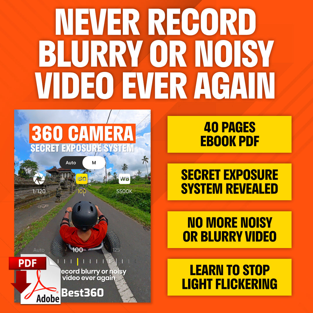 Best360 Easy Step By Step System To Never Record Blurry Or Noisy 360 Video Ever Again