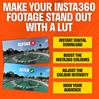 Best360 Colour Plus LUT: make your Insta360 footage stand out, with before and after examples