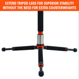 best360 monopod pro aluminium edition tripod legs extended