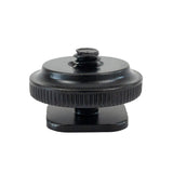 Best360 Black Aluminium 1/4"-20 Cold Shoe Mount Adapter
